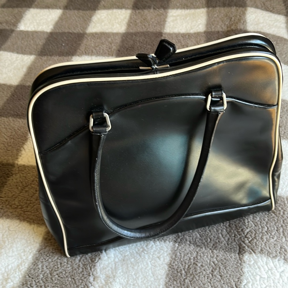 Vintage Prada bowling bag purse